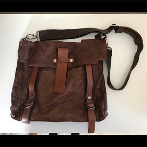 Marco Buggiani Italian Leather Satchel Bag
